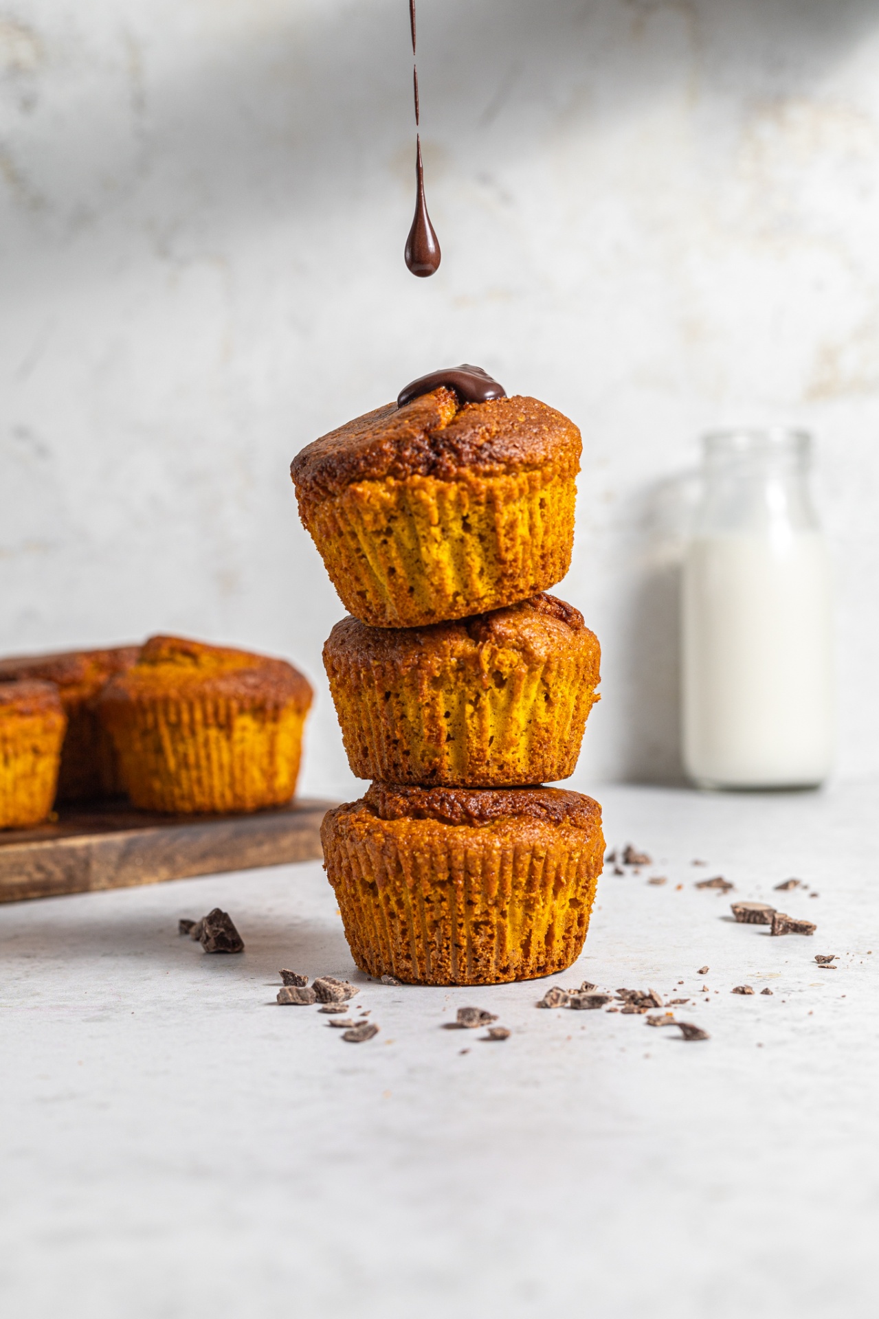 Muffin zucca e cioccolato