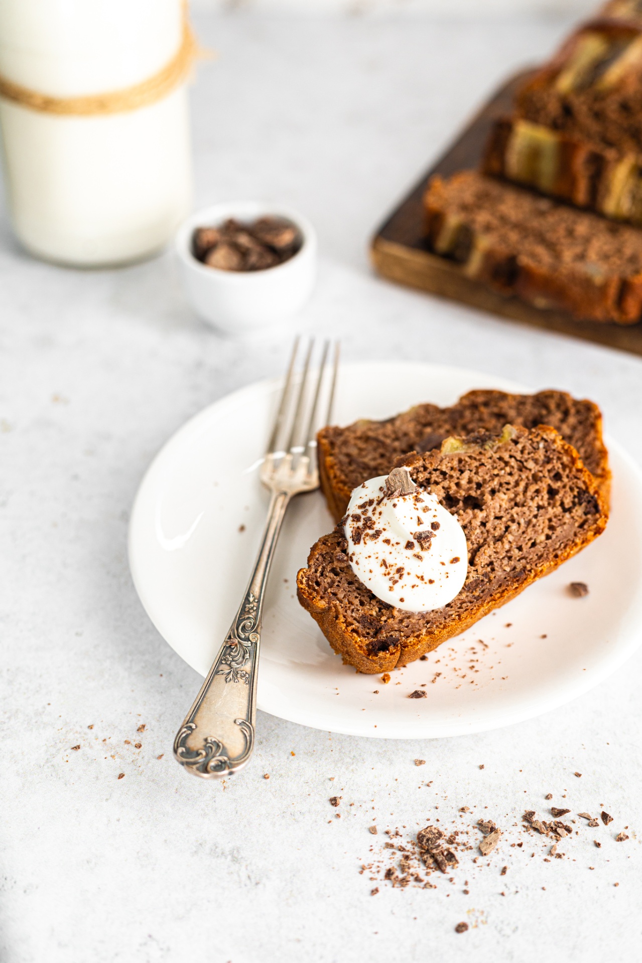 Banana bread al cioccolato