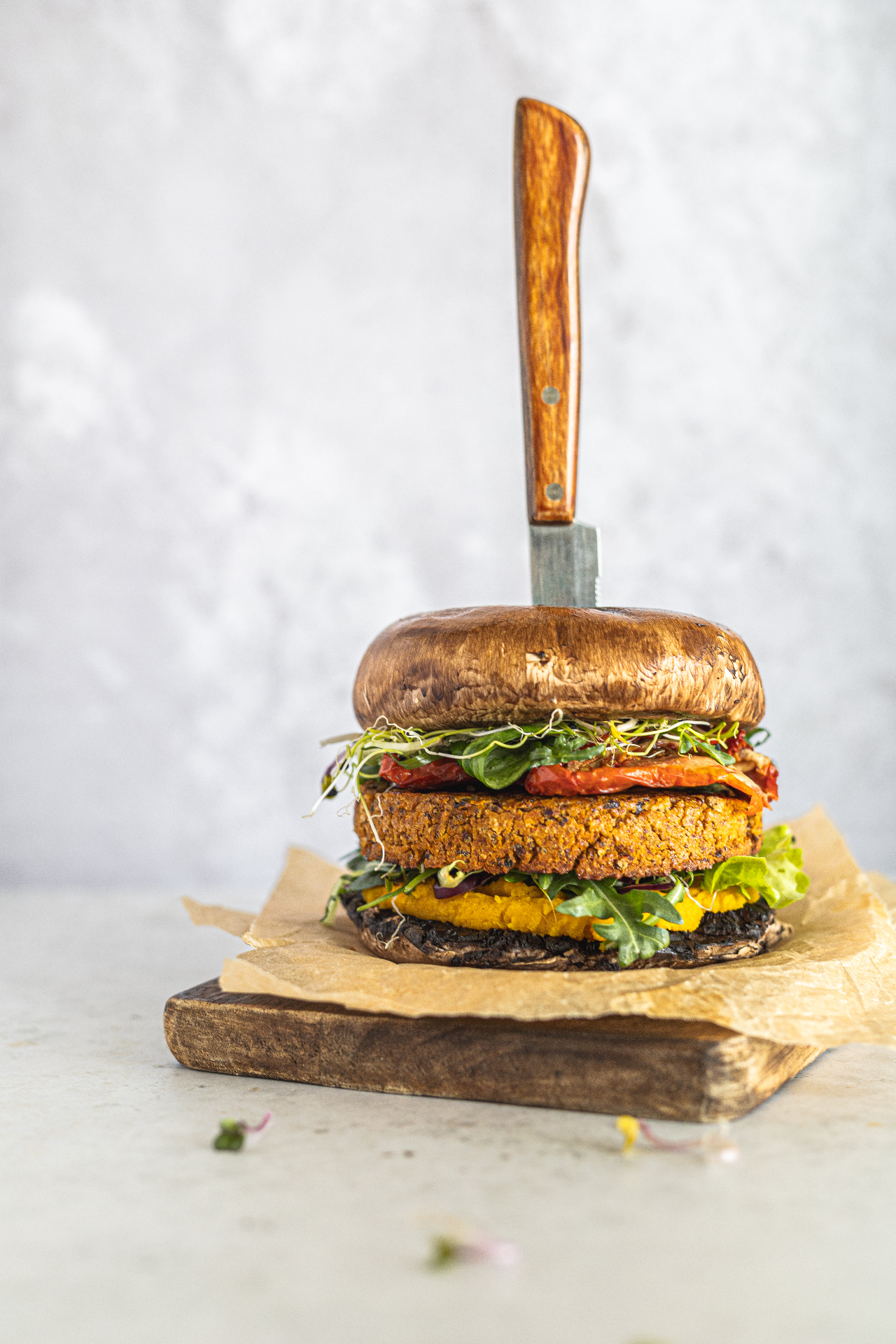 Burger vegetale senza pane